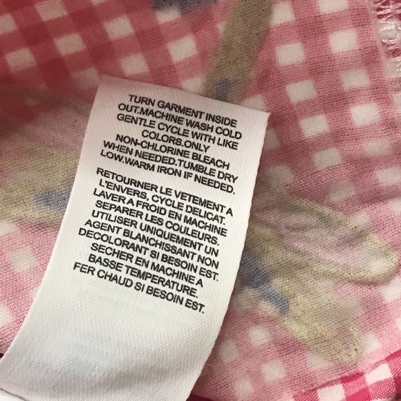 Flapdoodles Gingham Dragonfly Embroidered Dress Pink Cotton Sequin Girls Size 5 - Picture 9 of 9